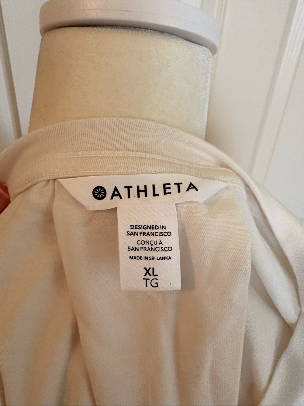 Athleta Long-Sleeve Crewneck Top in Cream - Picture 7 of 9